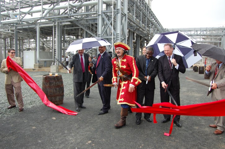 Diageo grand opening - ribbon cutting